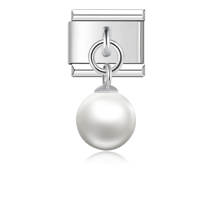 Pearl and Axe Dangle Italian Charms - Image 4