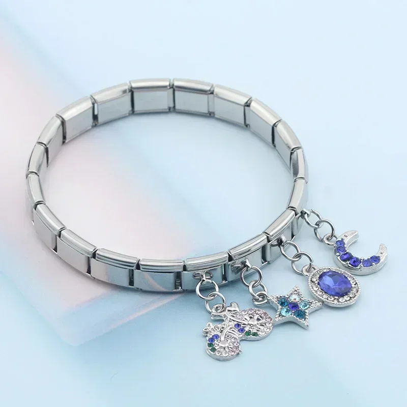 Crystal Animal and Symbol Dangle Italian Charms - Image 3