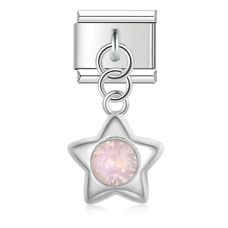 Star and Heart Dangle Italian Charms - Image 26
