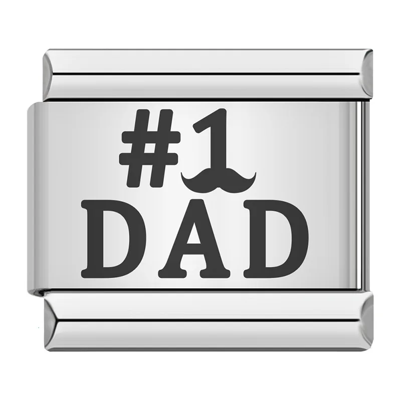 Family Engraved Italian Charms - Image 12