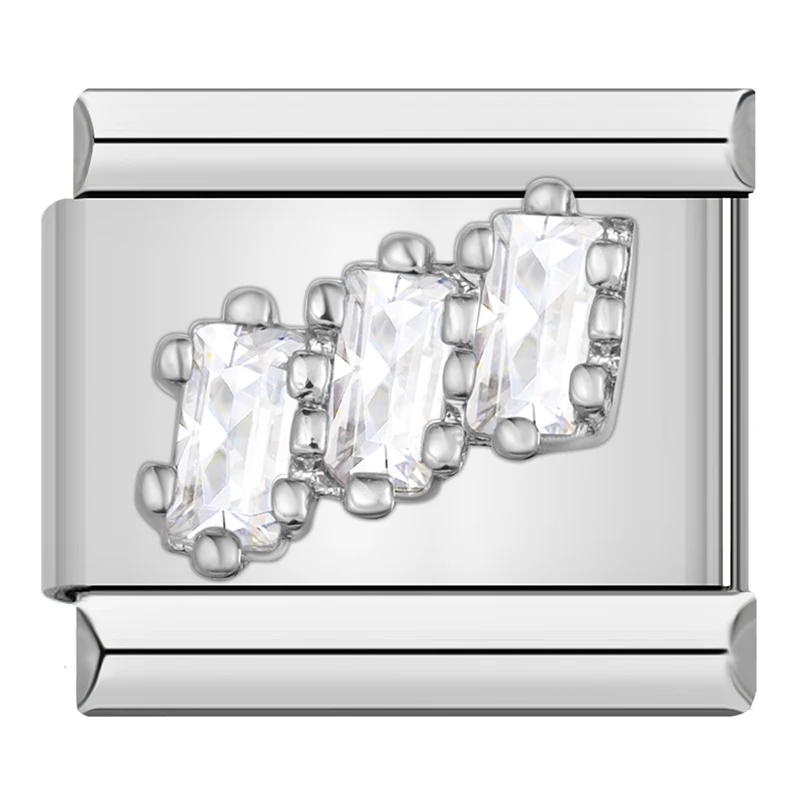 Sparkling Crystal Italian Charms - Image 17
