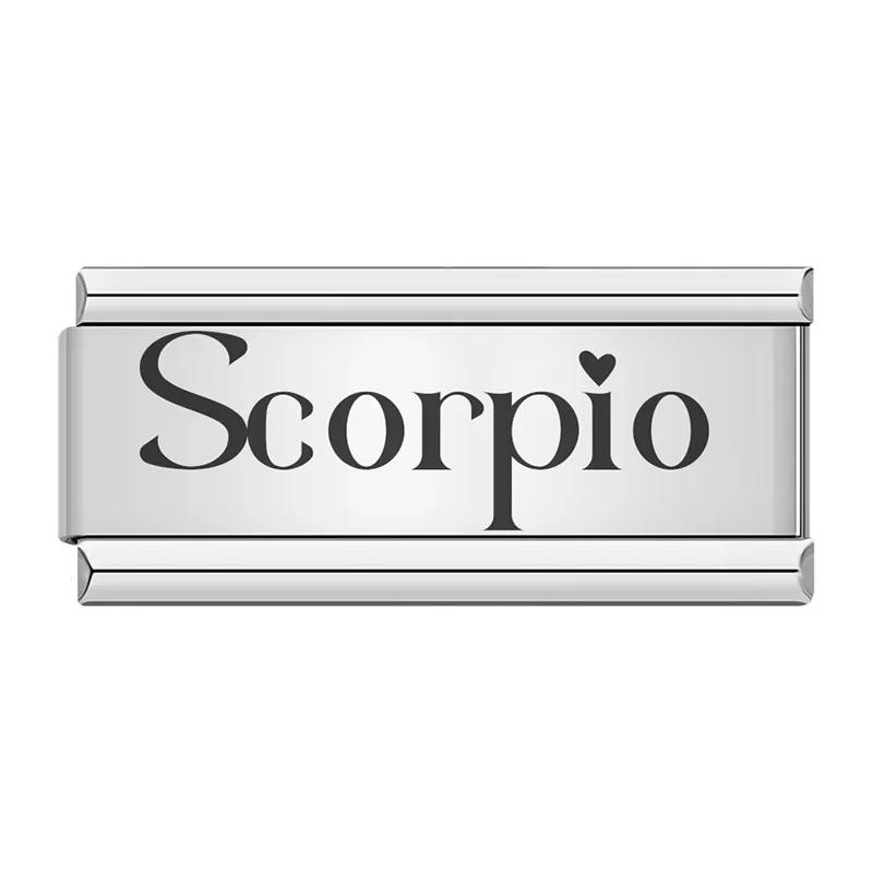Zodiac Sign and Angel Number Italian Charms - Image 20