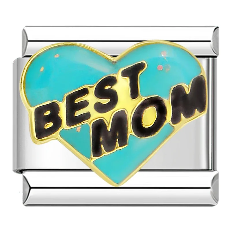 Best Mom and Friend Italian Charms