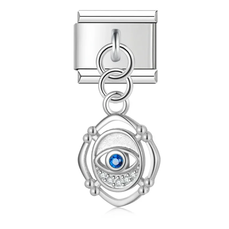 Evil Eye, Butterfly and Moon Dangle Italian Charms - Image 39