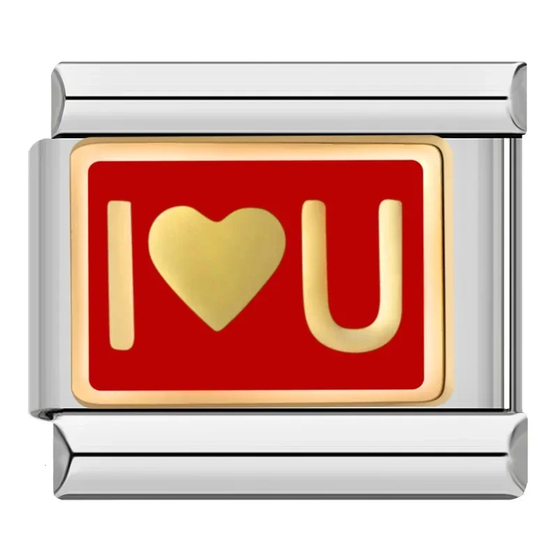 I Love My Family Italian Charms - Image 8
