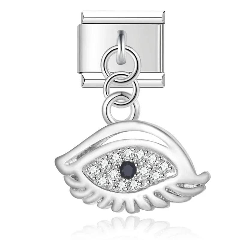 Evil Eye, Butterfly and Moon Dangle Italian Charms - Image 40