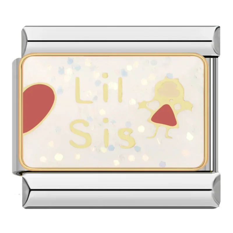Best Friend and Heart Italian Charms - Image 14