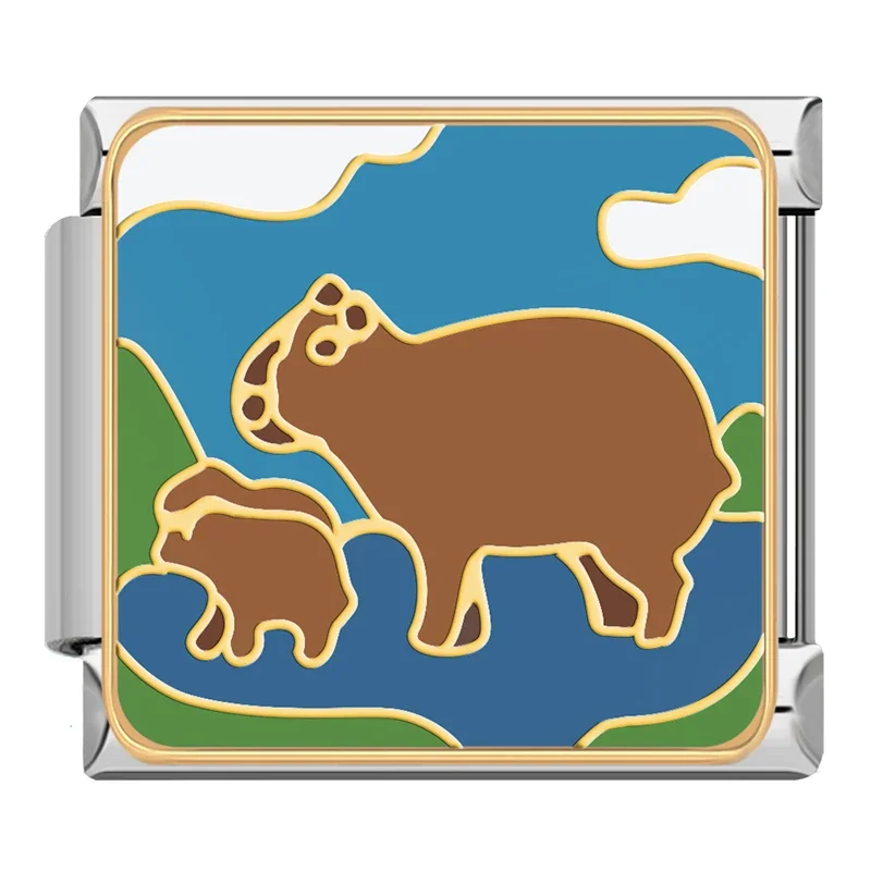 World Wildlife and Travel Italian Charms - Image 22