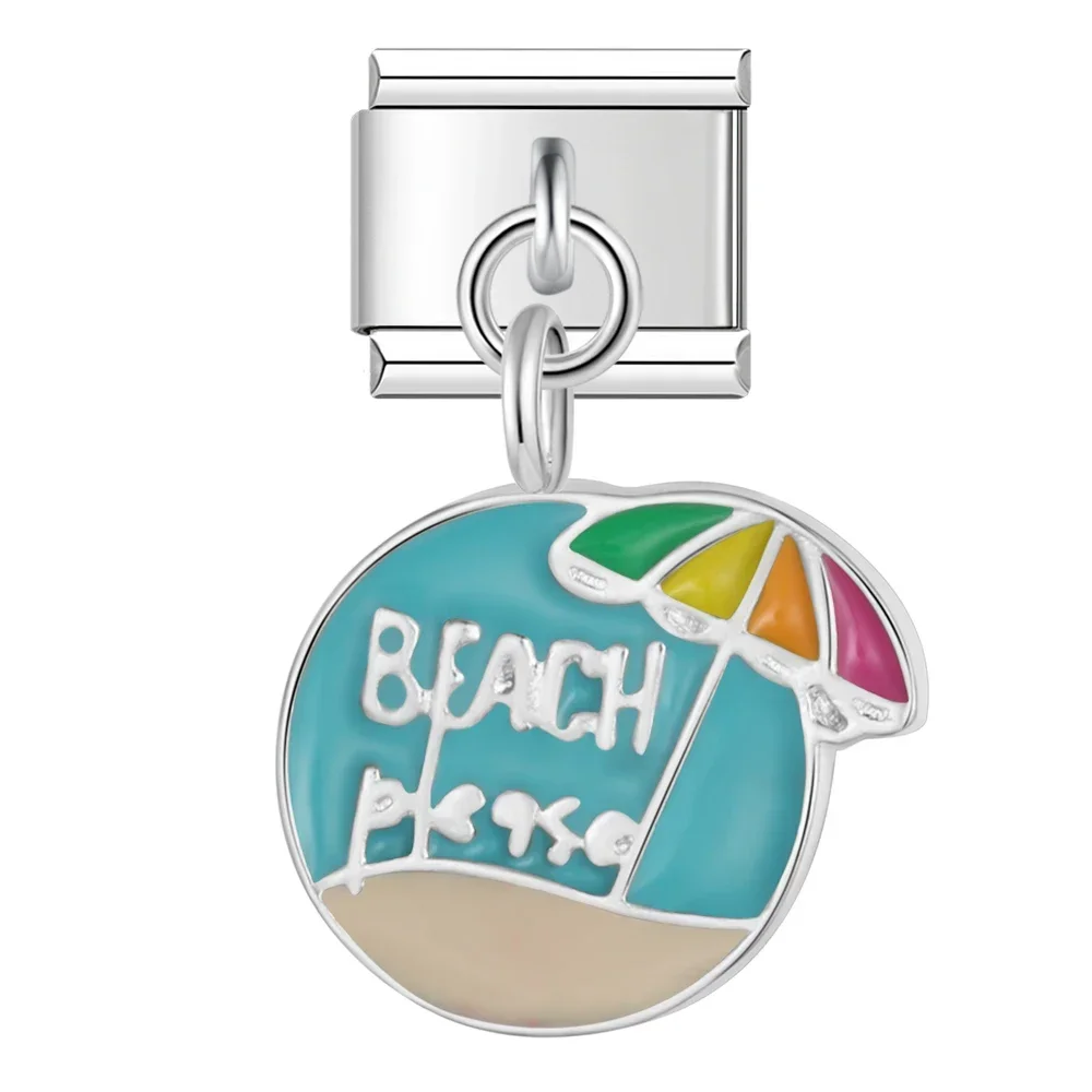 Beach Holiday Dangle Italian Charms - Image 7