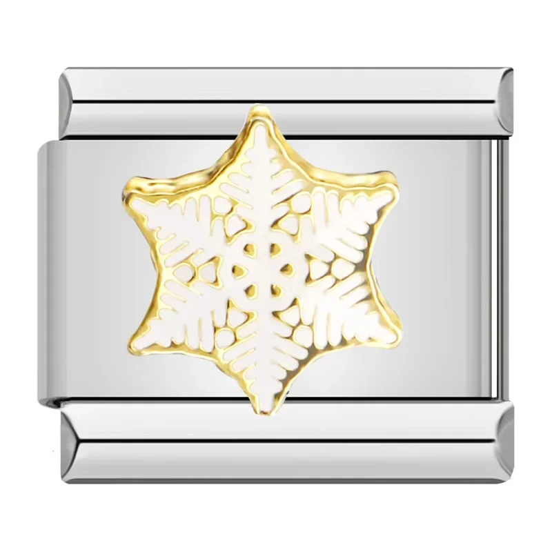 Cherry, Key and Snowflake Italian Charms - Image 10