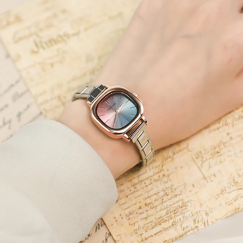 Opal Cushion Italian Charm Watch - Image 2