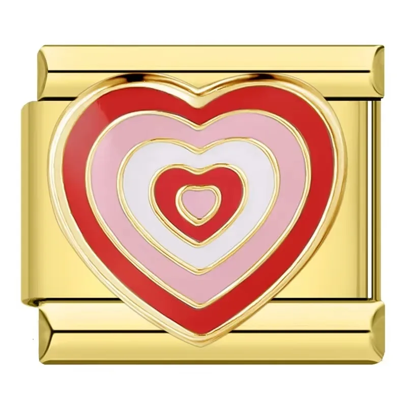Gold Love and Couple Italian Charms - Image 4