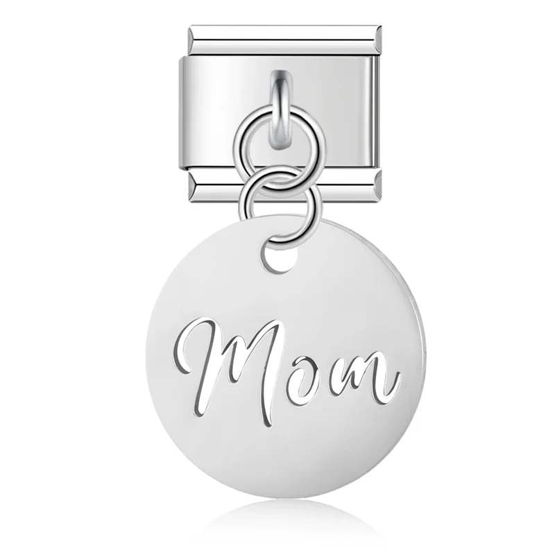 Mom, Evil Eye and Heart Italian Charms - Image 7