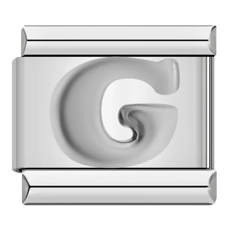 Silver Letter Italian Charms A to Z - Image 29
