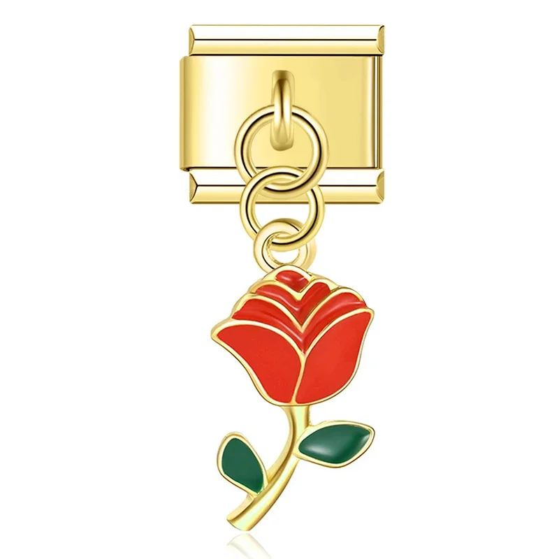 Cherry, Key and Snowflake Italian Charms - Image 7