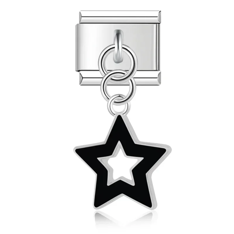 Star and Heart Dangle Italian Charms - Image 29