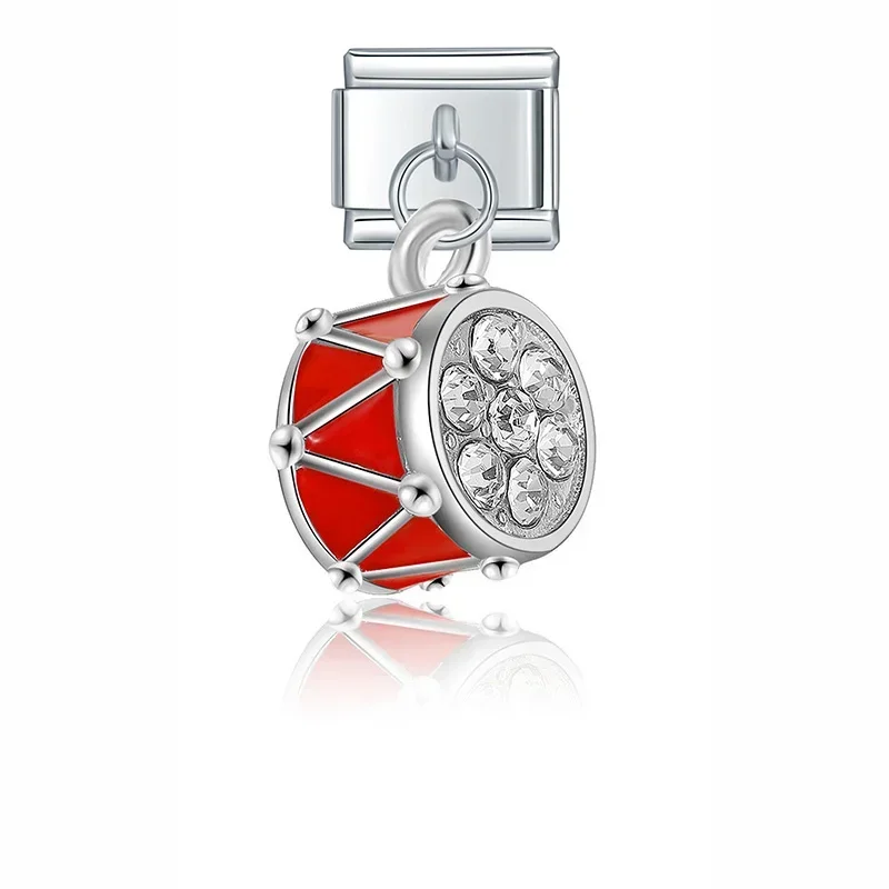 Cherry, Heart and Astronaut Dangle Italian Charms - Image 8
