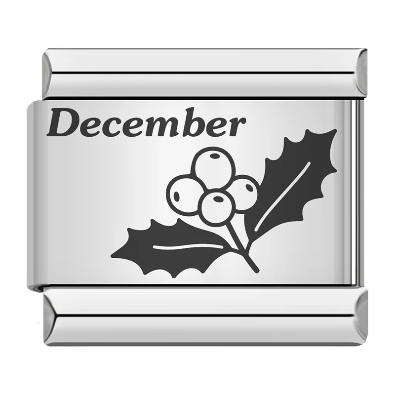 Birth Month Flower Italian Charm - Image 13