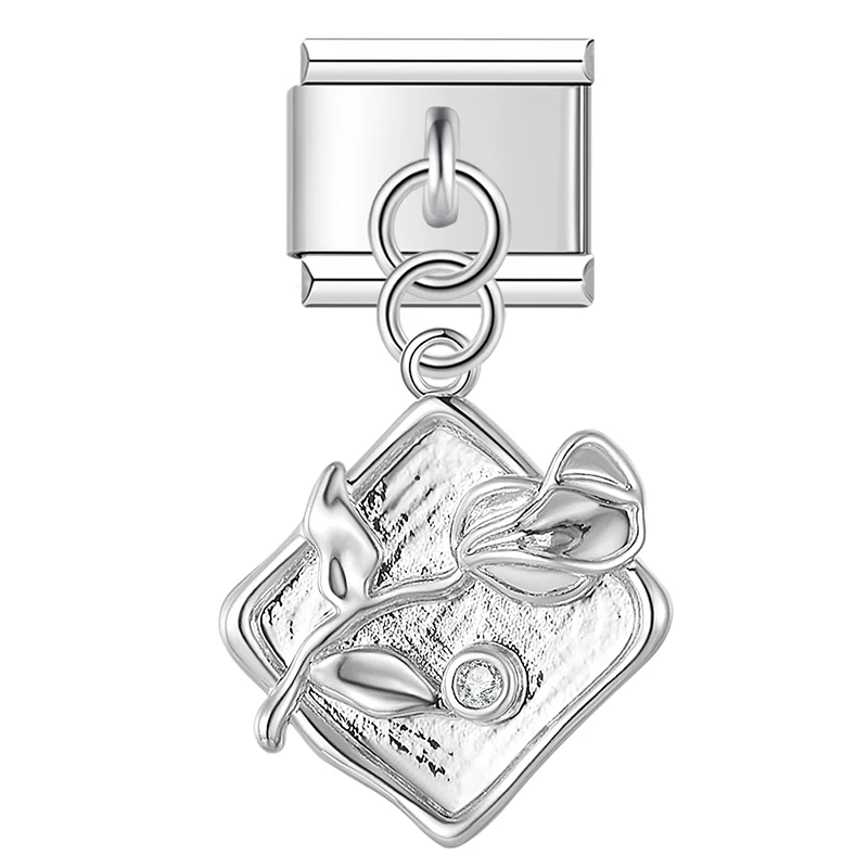 Zodiac Medallion Dangle Italian Charms - Image 6