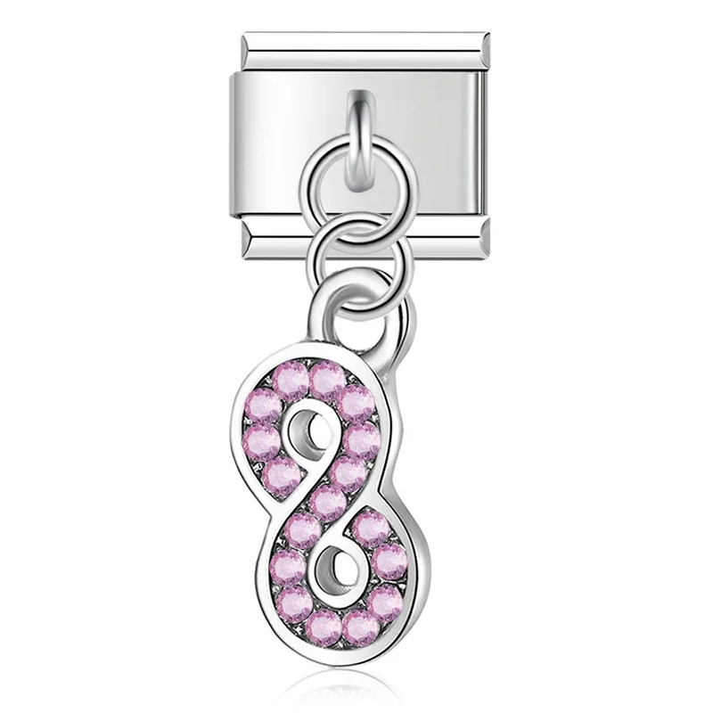 Infinity, Dolphin and Lucky Eye Dangle Charms - Image 10