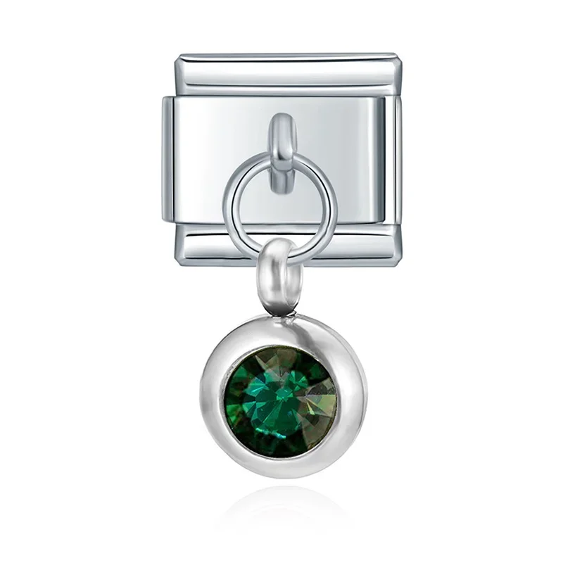 Petite Birthstone Drop Italian Charm - Image 12