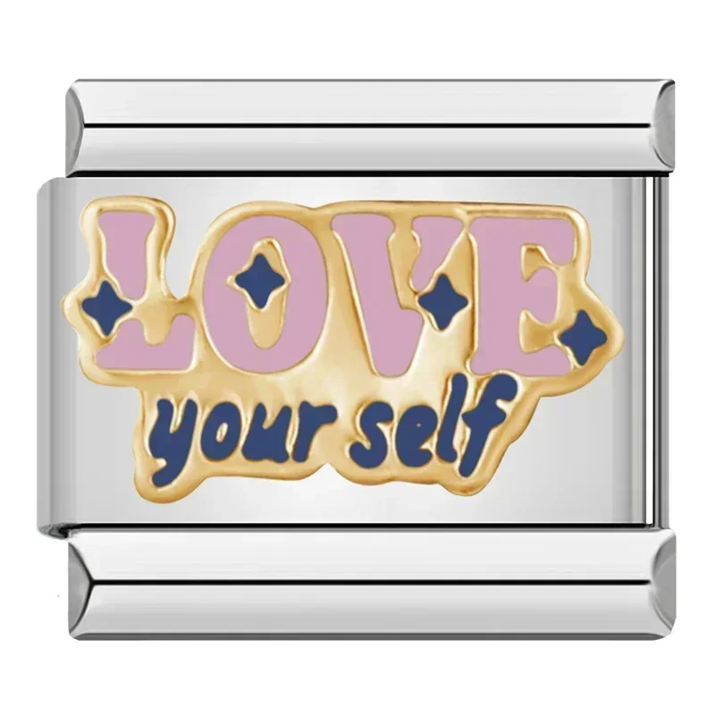 Fun Slogan and Celebration Italian Charms - Image 19