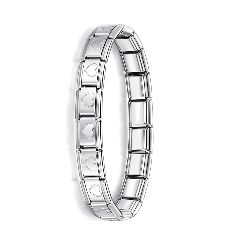 Italian Charm Bracelet Base, 9 mm Stainless Steel - Image 5