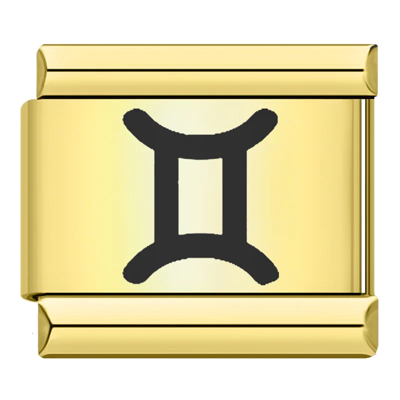 Gold Zodiac Symbol Italian Charms - Image 8