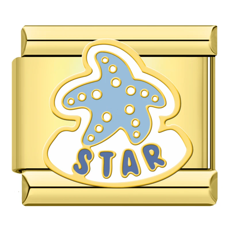 Gold Positive Message Italian Charms - Image 11