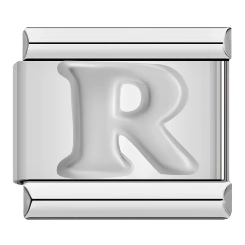 Silver Letter Italian Charms A to Z - Image 8