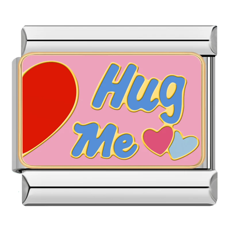 Kiss and Hug Love Italian Charms - Image 3