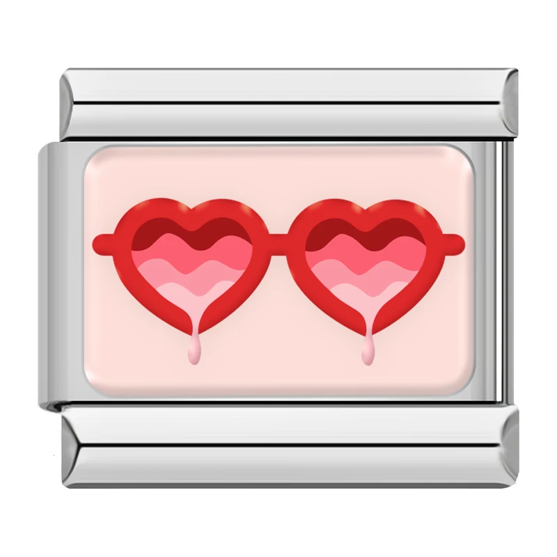 Pink Love and Sweet Heart Italian Charms - Image 11