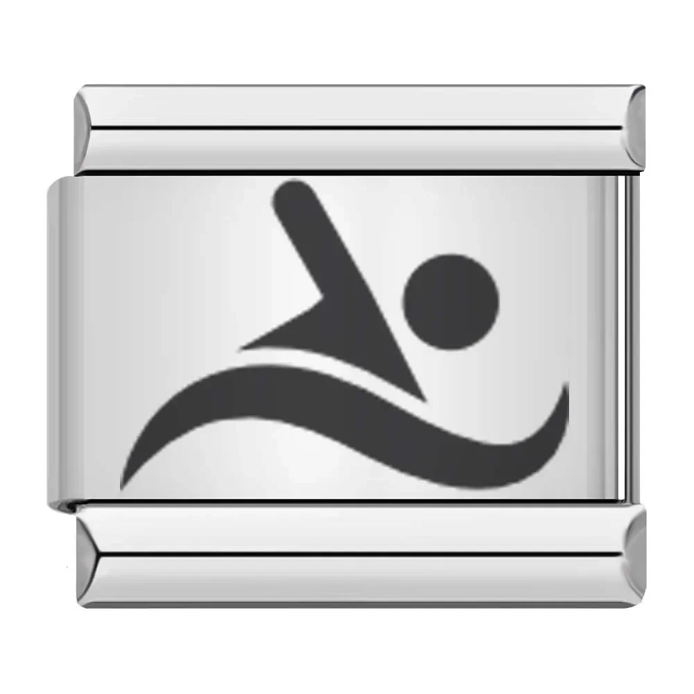 Football, Bowling and Baseball Italian Charms - Image 7
