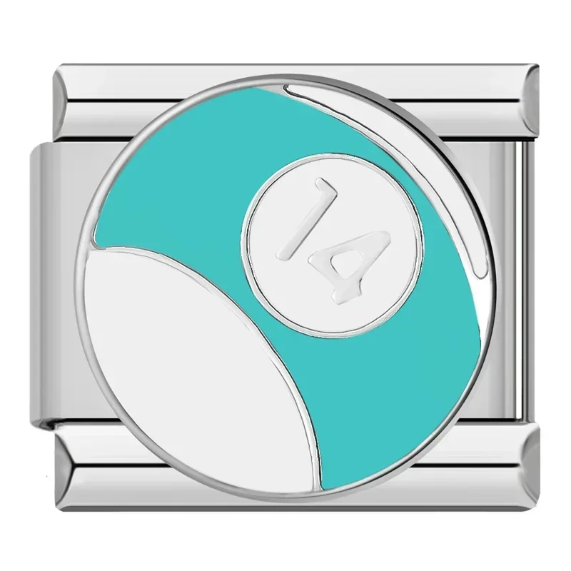Pool Ball Number Italian Charms - Image 14