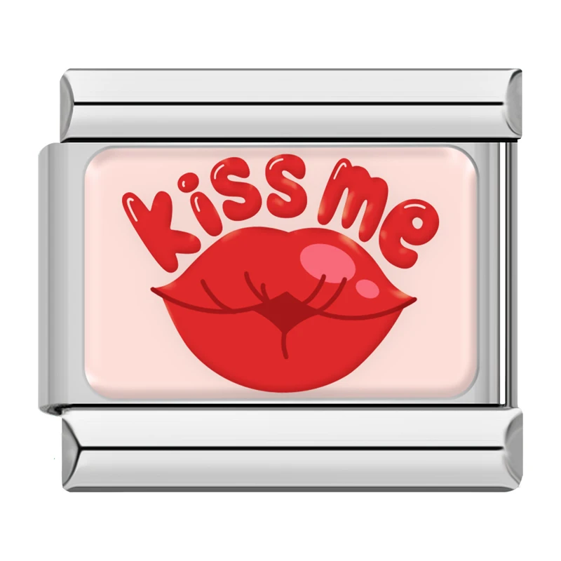 Pink Love and Sweet Heart Italian Charms - Image 2