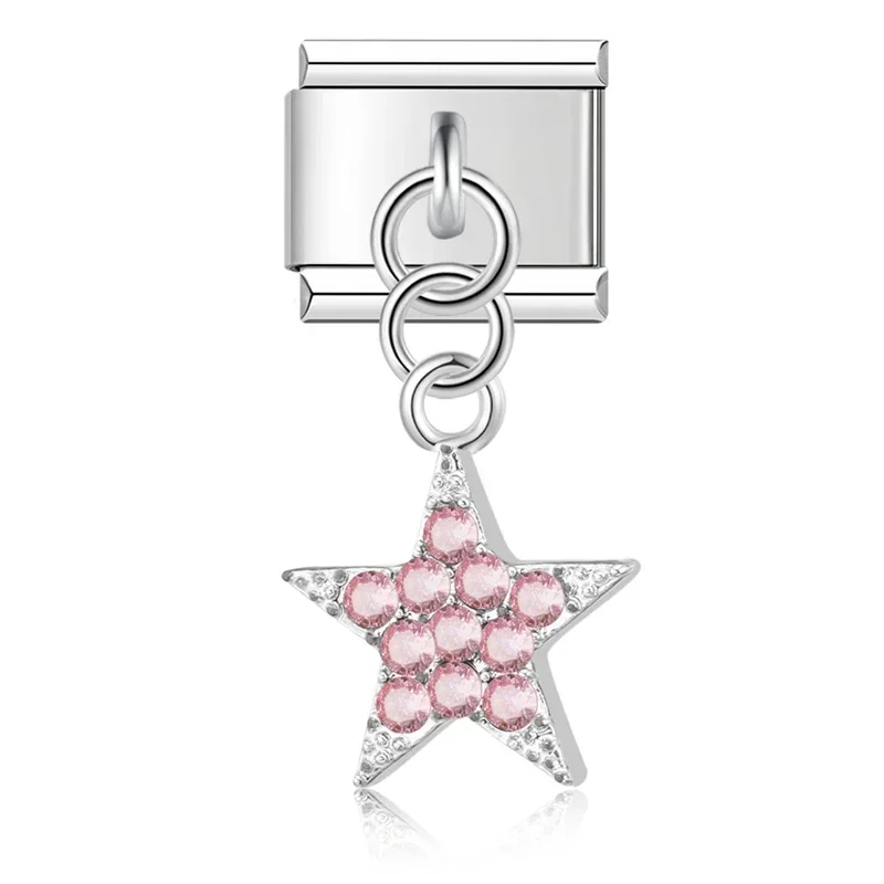 Star and Heart Dangle Italian Charms - Image 21