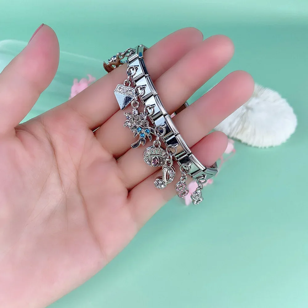 Infinity, Dolphin and Lucky Eye Dangle Charms - Image 3