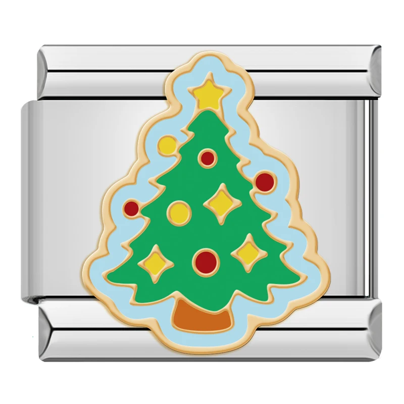 Christmas and Colourful Heart Italian Charms - Image 38