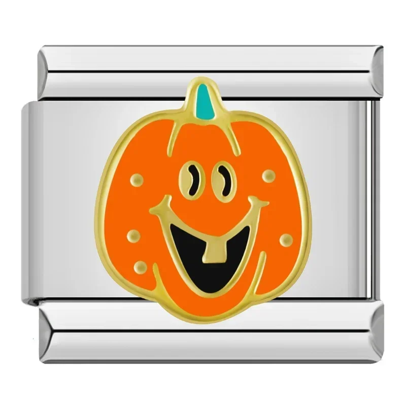 Flower, Pumpkin and Watermelon Italian Charms - Image 9