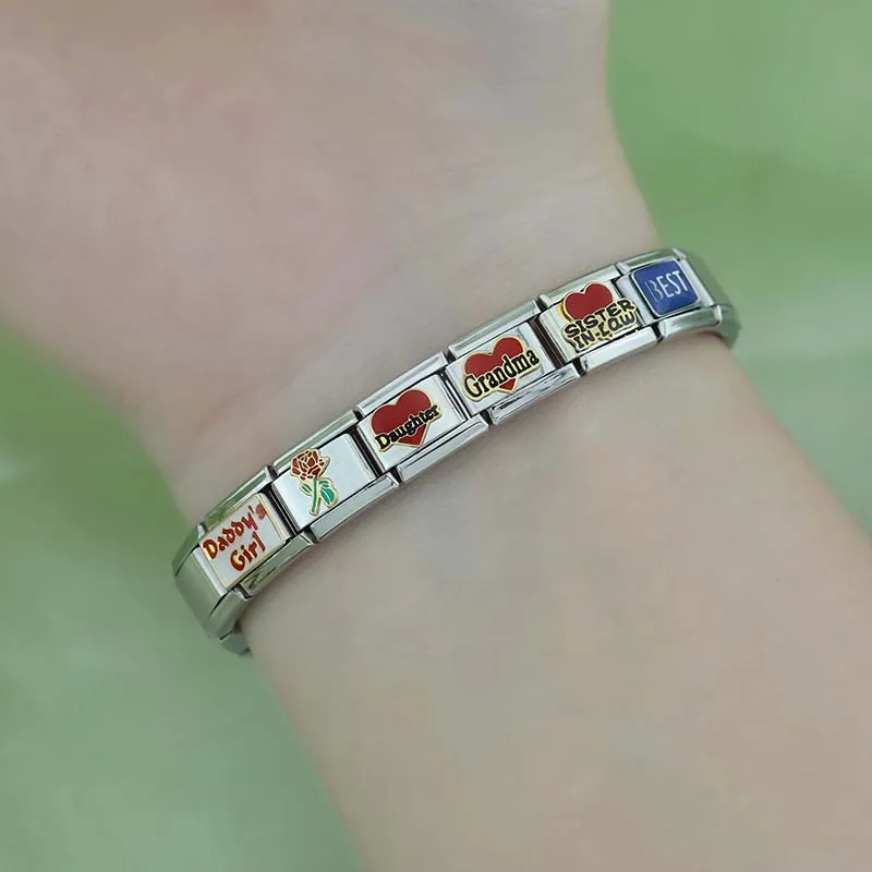 Daddys Girl, Aunt and Sister Italian Charms - Image 2