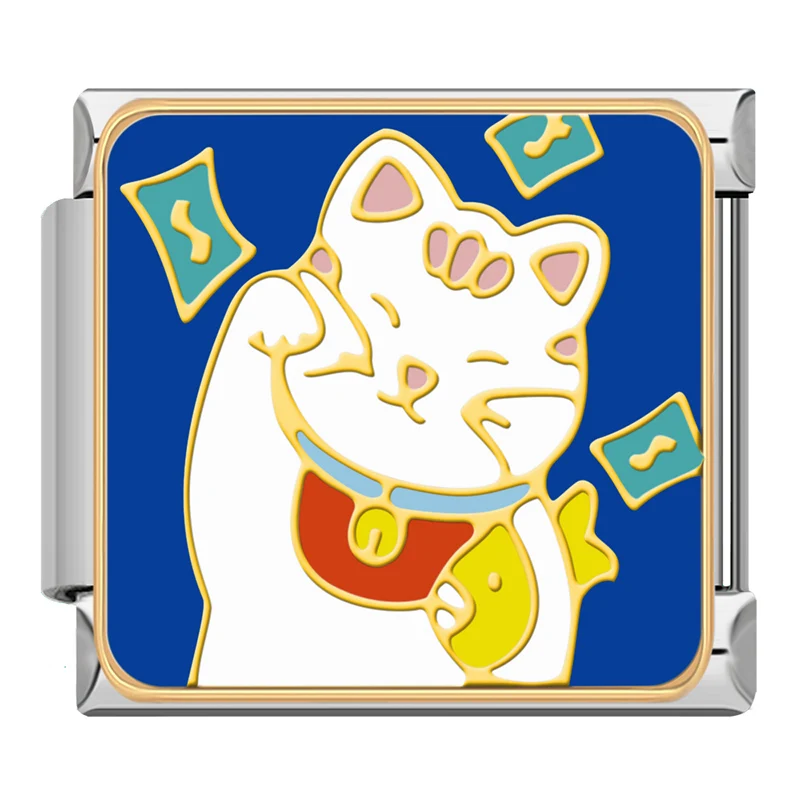 Cheers, New Year and Lucky Girl Italian Charms - Image 11