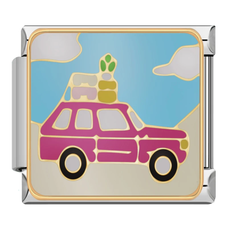 Car, Plane and Travel Italian Charms - Image 19