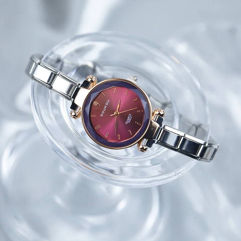Rose Gold Round Italian Charm Watch