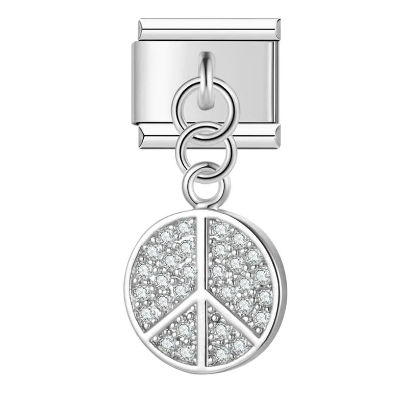 Sparkle Fruit and Key Italian Charms - Image 11