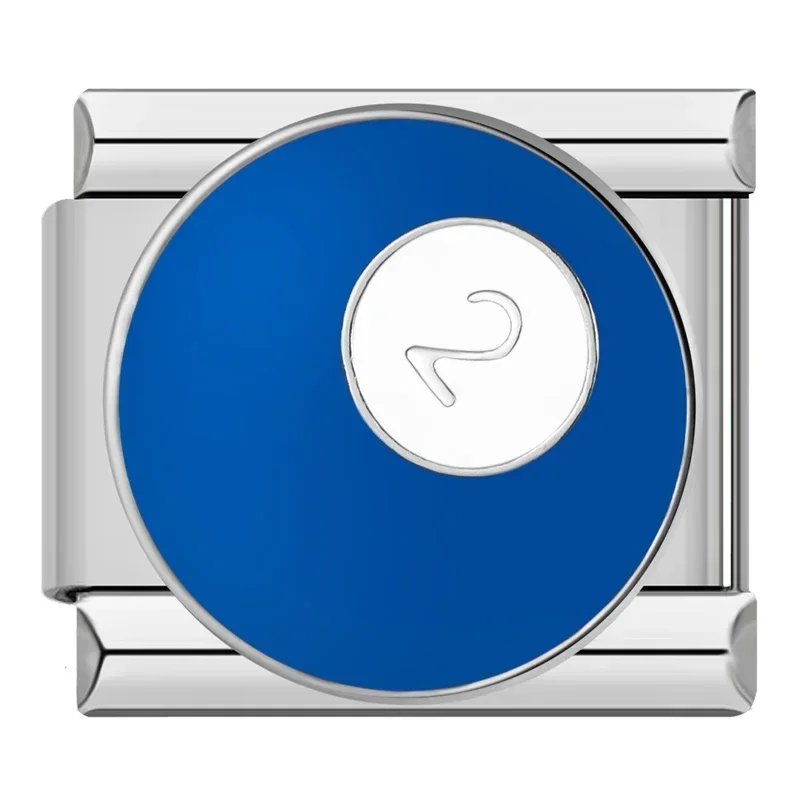 Pool Ball Number Italian Charms - Image 17