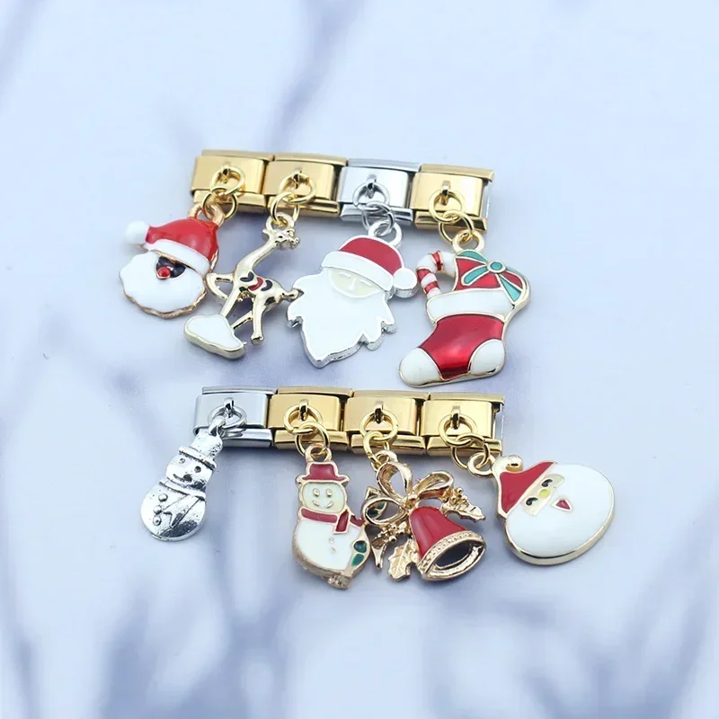 Christmas Dangle Italian Charms