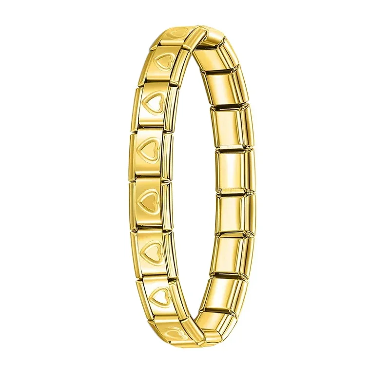 Italian Charm Bracelet Base, 9 mm Stainless Steel - Image 24
