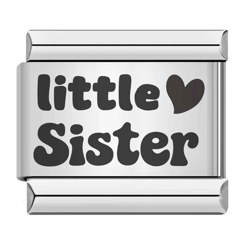 Family Engraved Italian Charms - Image 21