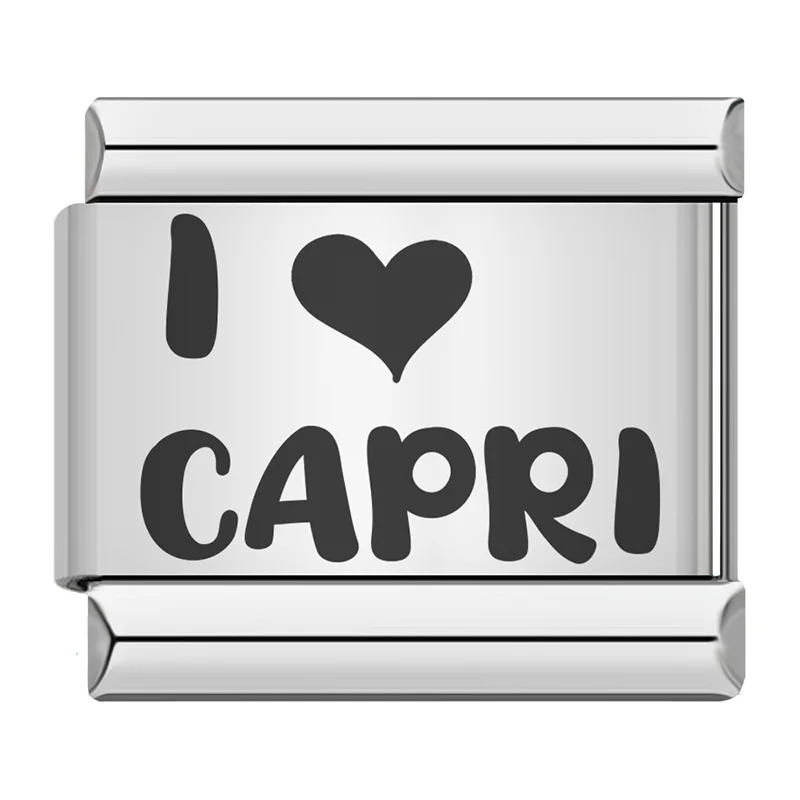 Family Engraved Italian Charms - Image 4