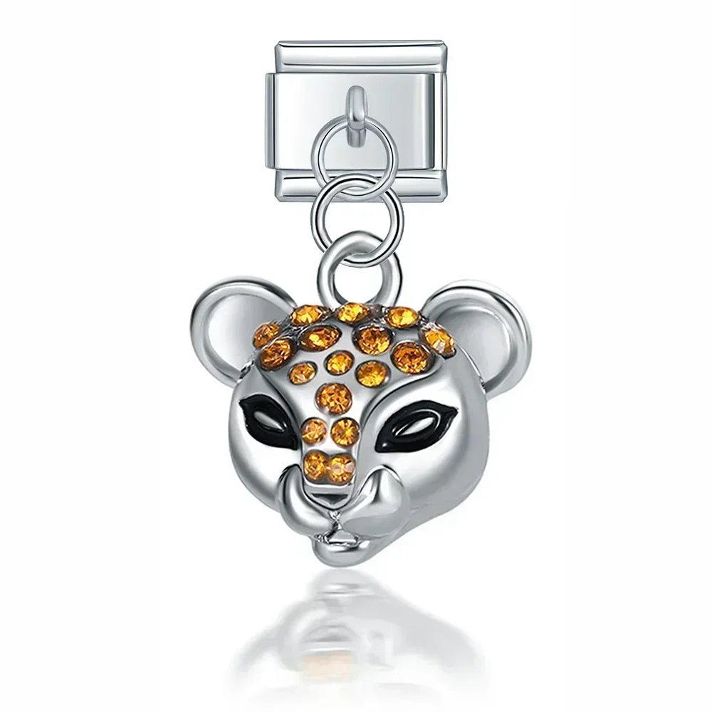 Crystal Animal and Symbol Dangle Italian Charms - Image 40